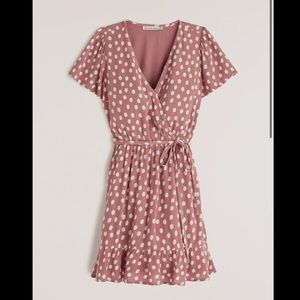 A&F wrap mini dress